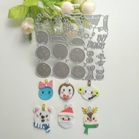 new 6 exquisite mini snowman pendants cutting dies diy scrapbook embossed card making photo album decoration handmade craft