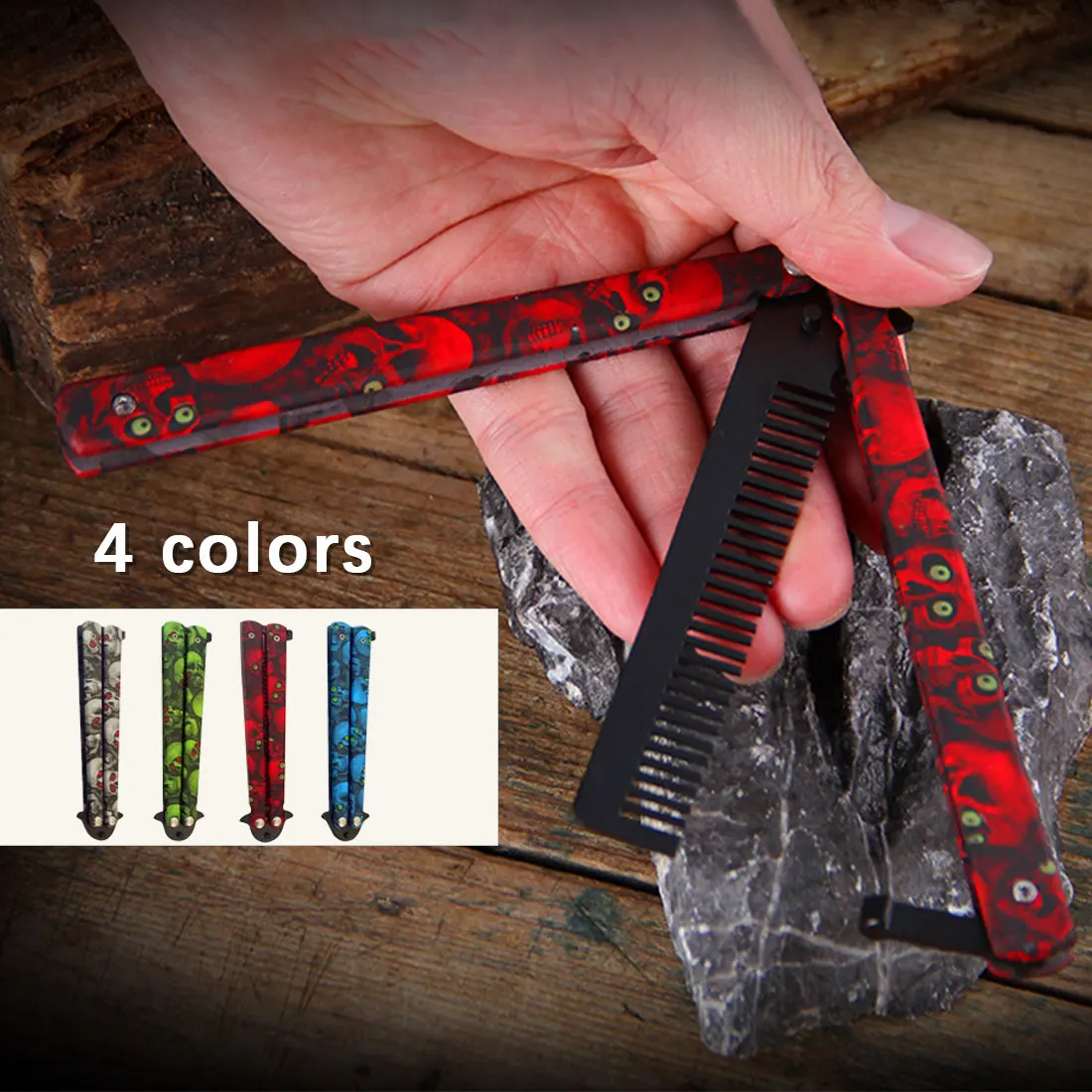 Тренировочный складной нож-бабочка из нержавеющей стали инструмент для обучения