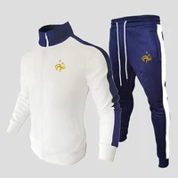new brand mens casual sportswear fashion stitching zipper cardigan jogging fitness training track suit sweatshirt suit