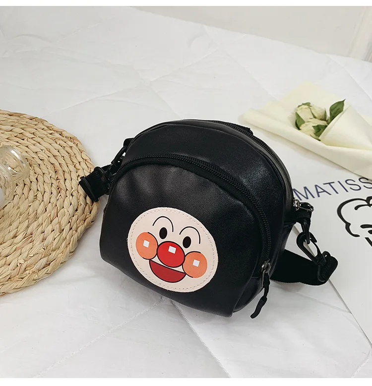 Детский рюкзак Anpanman для девочек и мальчиков; милые сумки-мессенджеры для маленьких принцесс; сумка на плечо с рисунком монетки; рюкзак из искусственной кожи; подарок для девочек