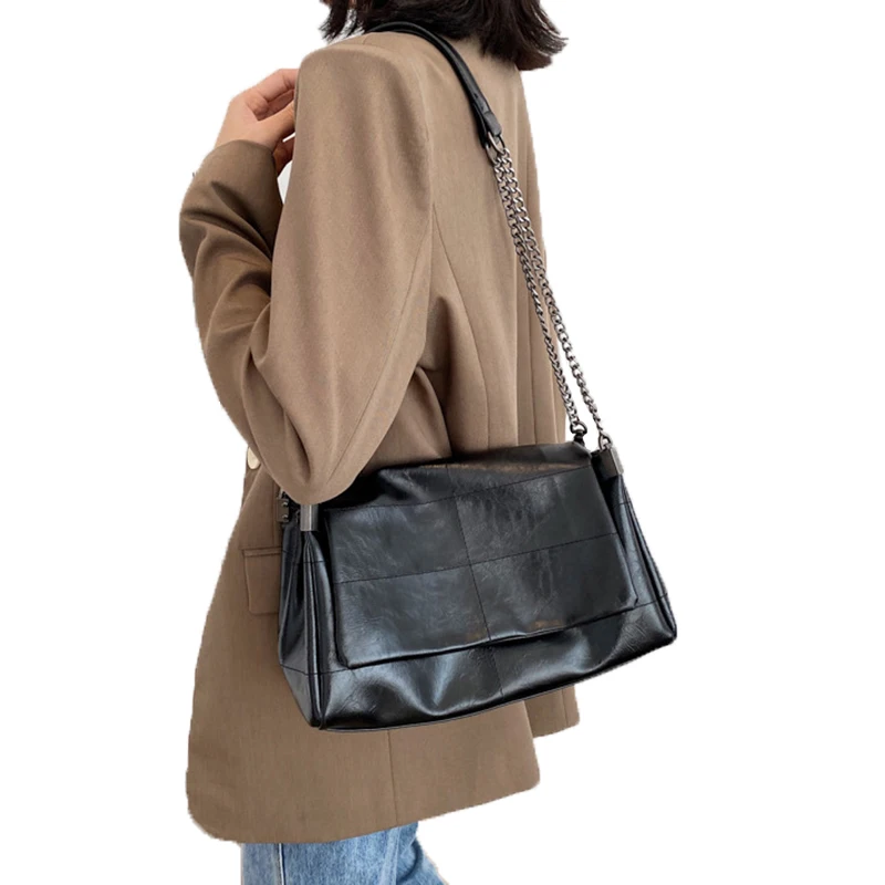 

Женская сумка через плечо Ansloth, винтажная кожаная сумка с цепочкой, HPS1025, 2021