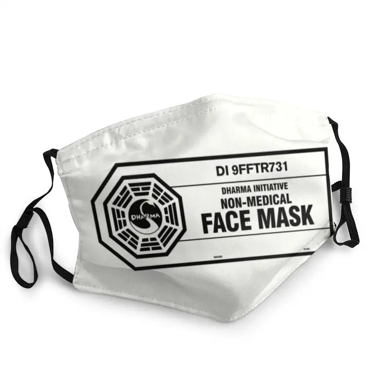 

Dharma Initiative Face Mask Men Anti Dust Mask Protection Respirator Reusable Mouth Muffle