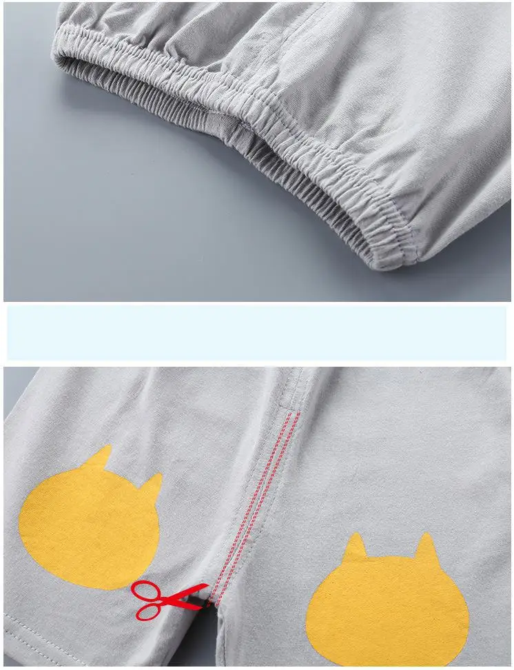 

Baby Boys Girls Cartoon Clothing Set Children's Wear Short Sleeved Cute Animal Suit Kids Boys Thin Cotton Tshirt+shorts Pajamas