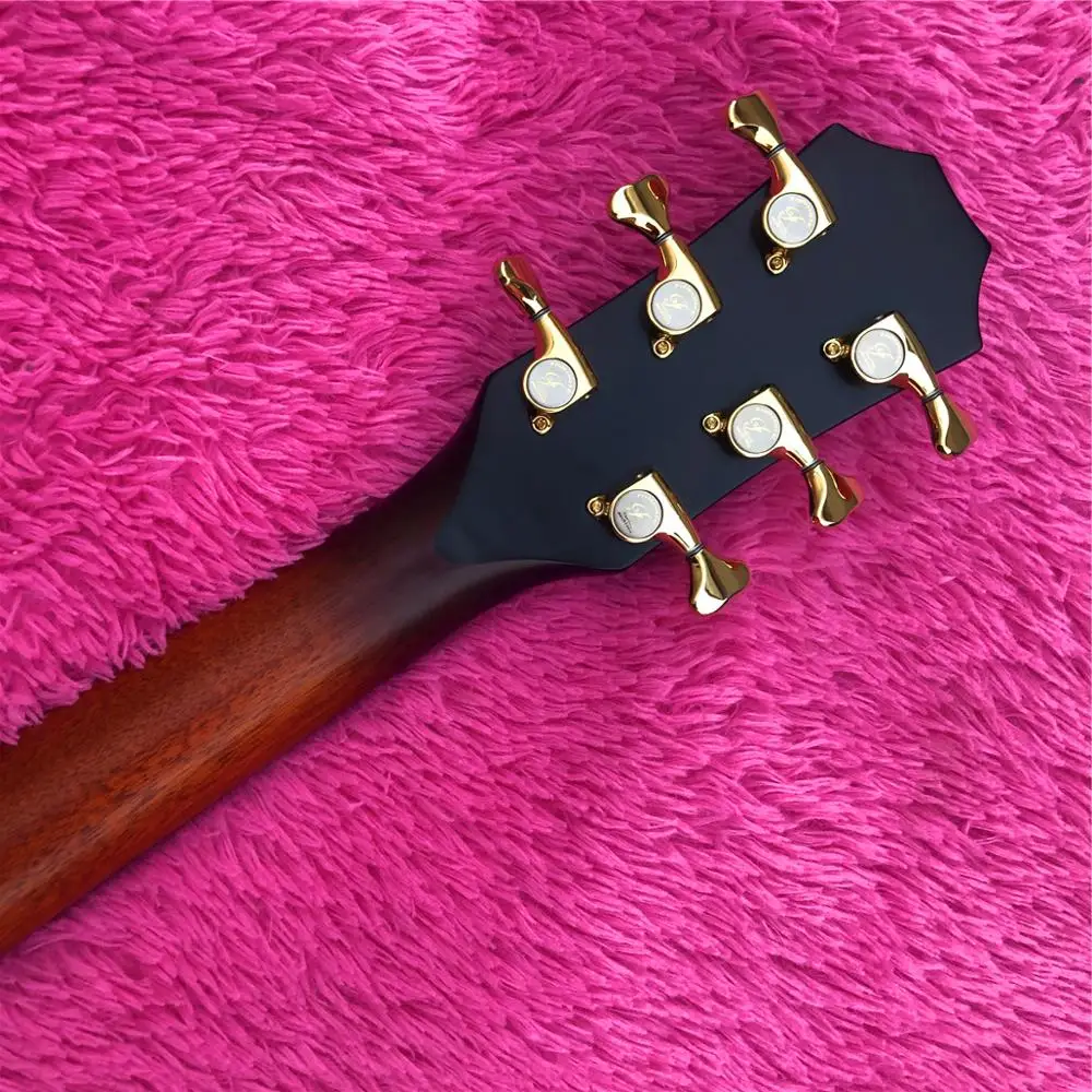 41 inch PS14 Acoustic Guitar Arm rest Abalone Ebony fingerboard Matte Finish Solid Spruce Guitarra | Спорт и развлечения