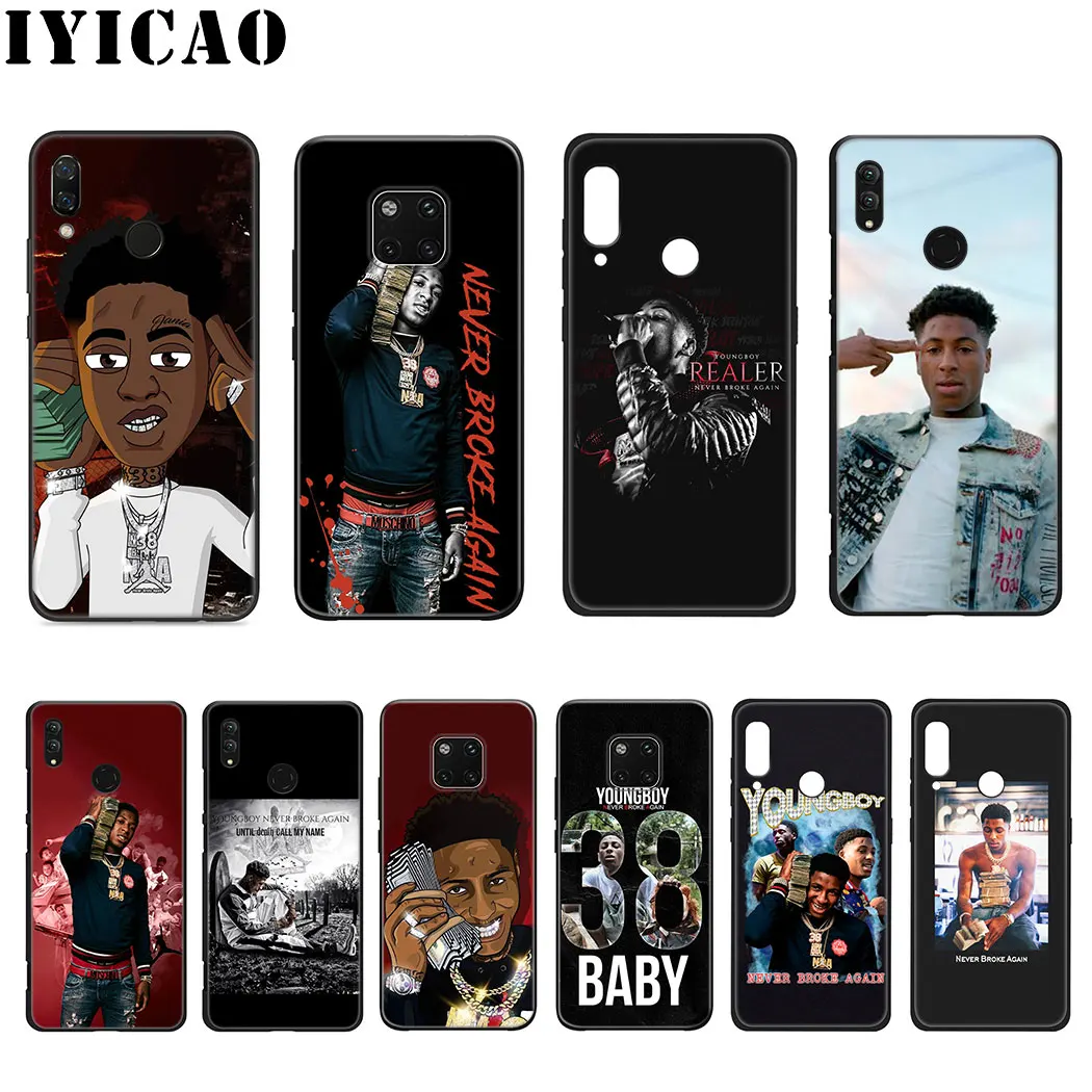 YoungBoy Never Broke Again Soft Silicone Case for Huawei Mate 30 Pro Lite Y9 Prime P9 P8 Cover |