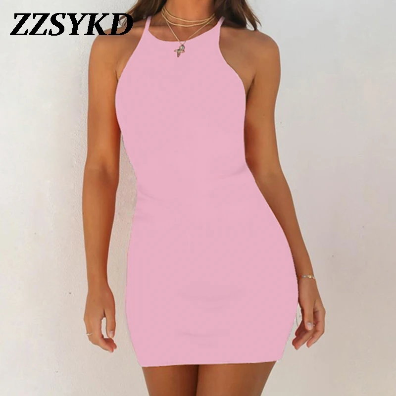 Ночная рубашка женская без рукавов с принтом в виде черной кошки | Женская одежда