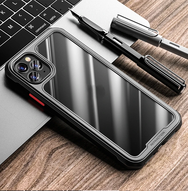 Для Iphone12 Чехол Мягкий Роскошный Край ТПУ силиконовый четыре угла ударопрочный