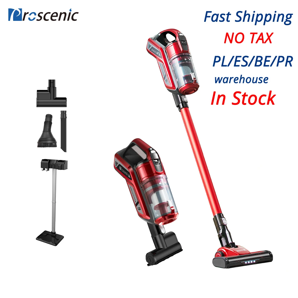 Портативный вертикальный беспроводной пылесос Proscenic I9 перезаряжаемый с