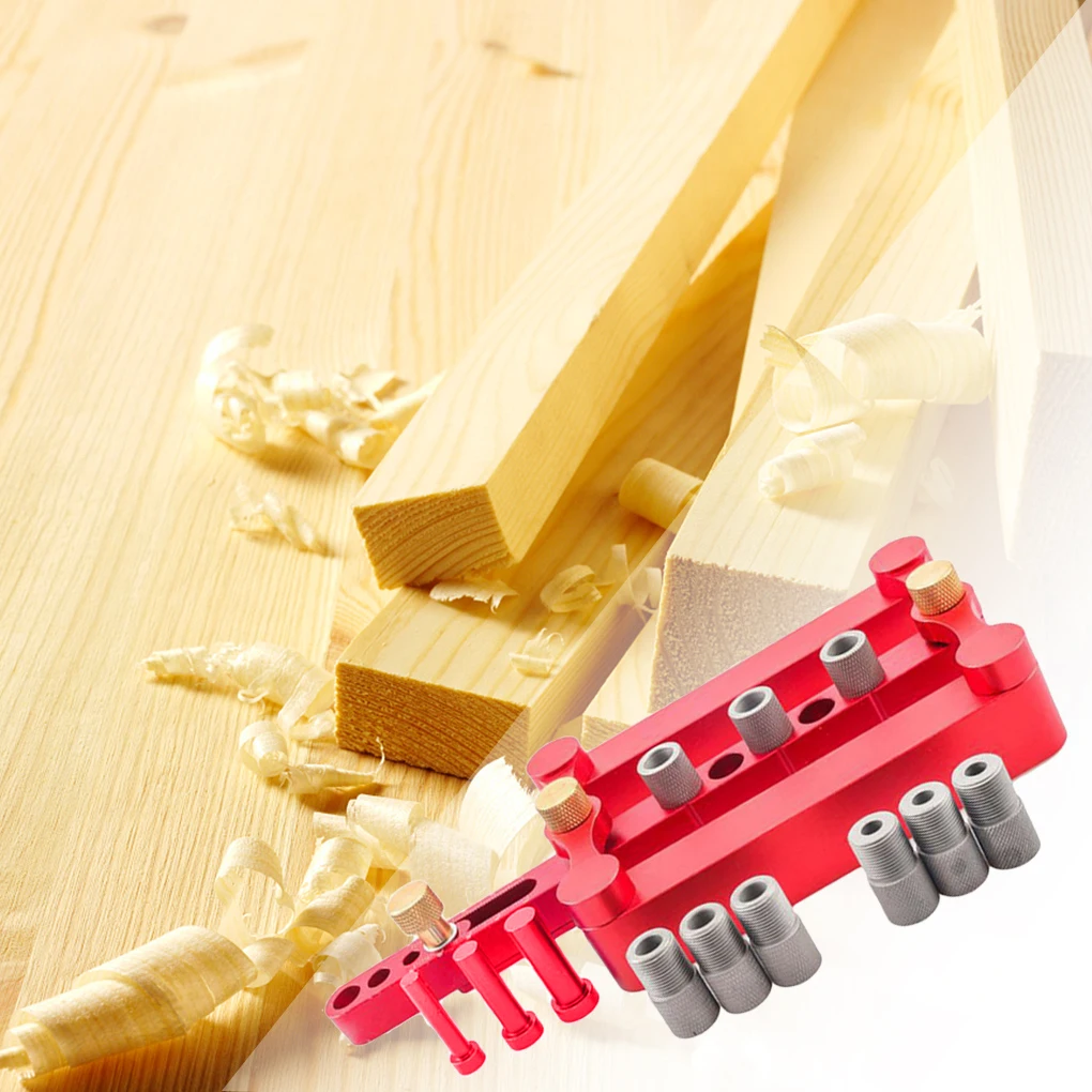 

Дюбель джиг деревообрабатывающее бурение Столярный локатор Регулируемый центрирующий алюминиевый сплав бытовой перфоратор аксессуары