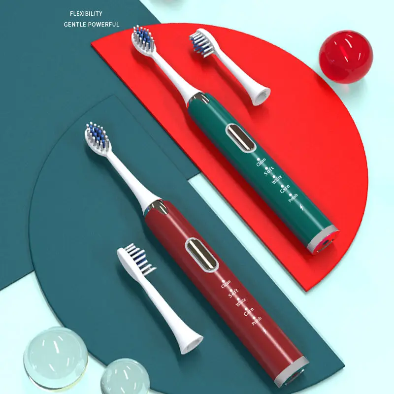 

Электрическая зубная щетка, мощный ультразвуковой прибор для чистки зубов, с зарядкой от USB, моющаяся, для отбеливания зубов, полости рта