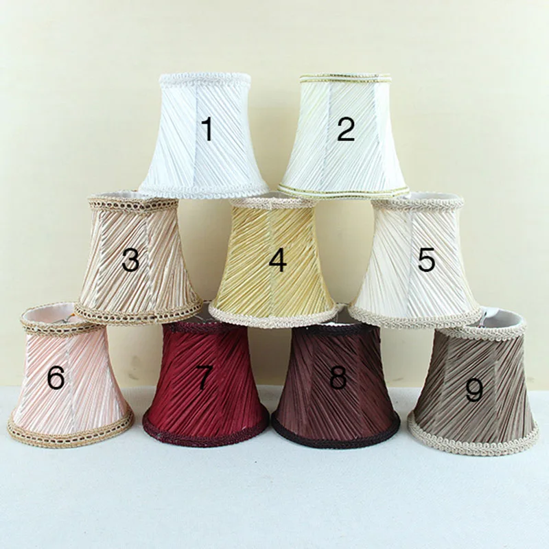 Мини люстра лампа крышки Красочные стены абажур DIY украшения дома зажимное