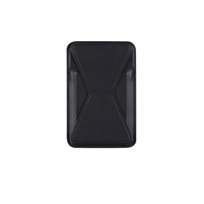 For iPhone Magsafe Magnetic Card Slots Holder Macsafe Case 12 Pro Max Mini Mag safe Cover Magnet Leather Wallet Stand | Мобильные