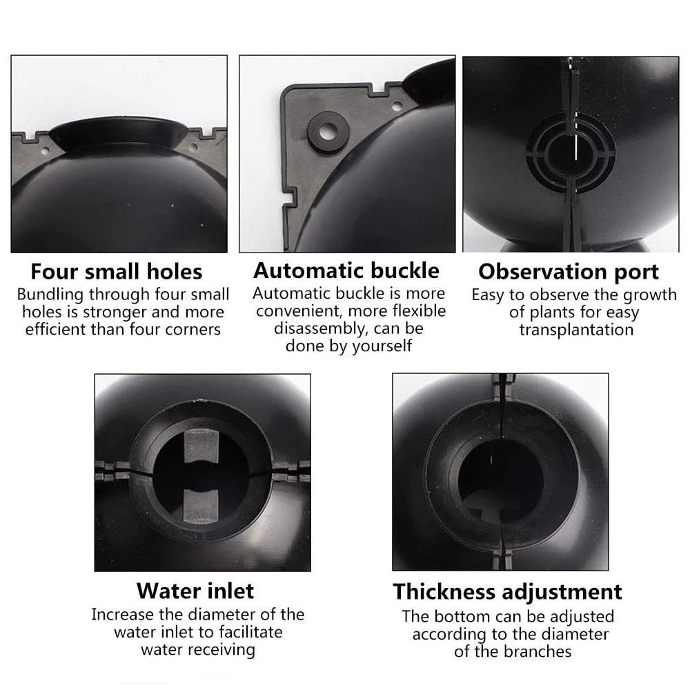 Коробка для выращивания растений мяч прививки чехол разведения корней садовый