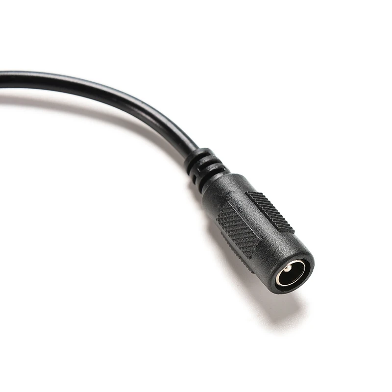 

DC Power Plug Cable 5.5 x 2.1mm Male 90 Degree Right Angle To 5.5 x 2.1mm Female Adapter Extension Cable Cord for CCTV Camera