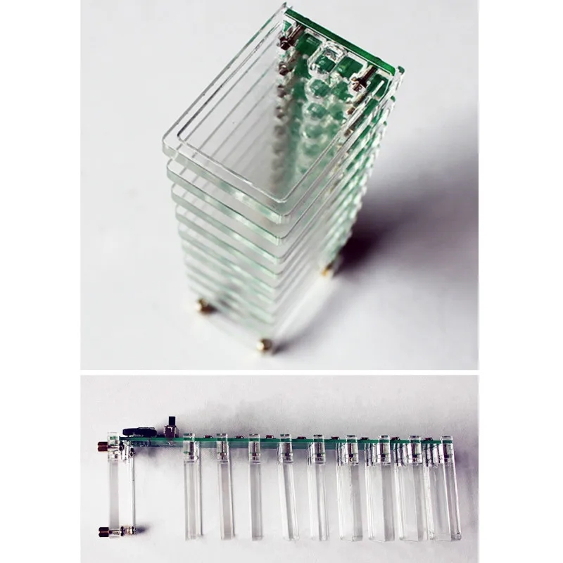 DIY VU Meter 10 Level Column Light LED Professional Electronic Crystal Sound Control Music Spectrum for Home Theater | Электроника