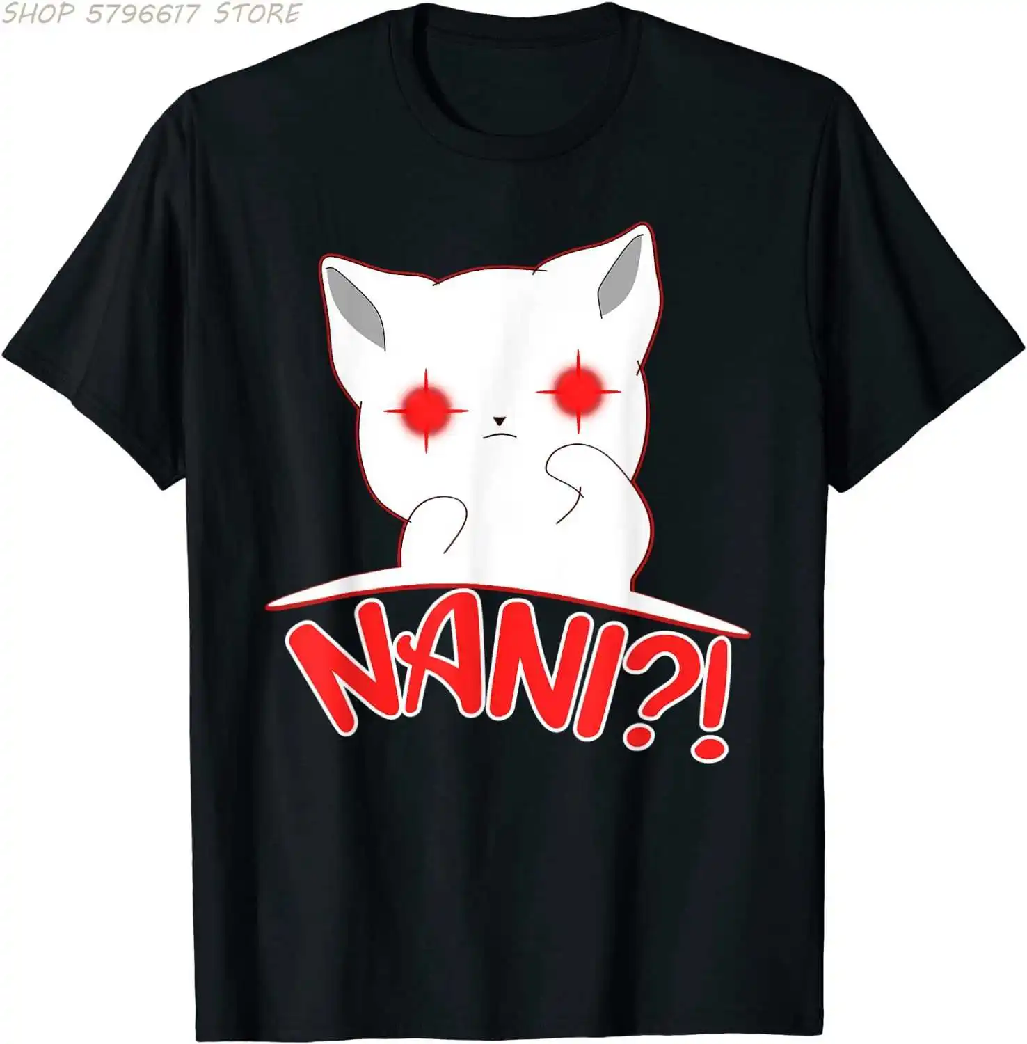

Flower Nani! What Funny Anime Japanese Manga Japan Lover T-Shirt 2021 New Harajuku Summer Short Sleeve Streewear Kawaii T-shirt