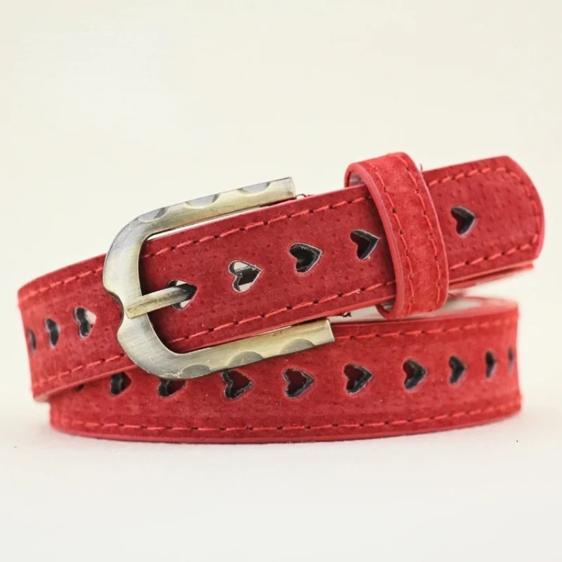 

New Female Retro Fashion Thin Belt Buckle Jeans Dress Suit Leather Luxury High Quality Top Designer Brand Belts for Women Cowboy