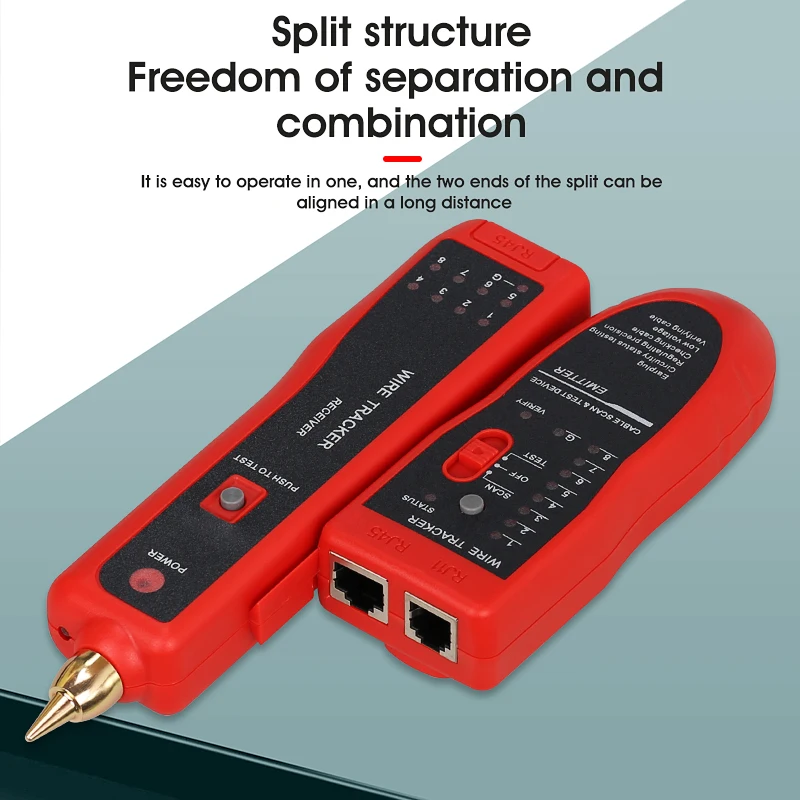 RJ11 RJ45 Crimper Cat5 Cat6 LAN Network Cable Tester Telephone Wire Tracker Three colors available Free shipping