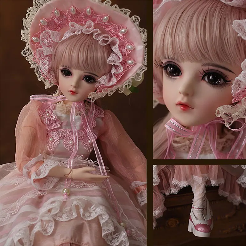 BJD кукла 1/3 BJD силиконовые детские куклы 60 см шарнирная кукла принцесса кукла реалистичный шар мягкие игрушки для девочек подарок с наряд