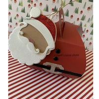 big christmas santa reindeer gift box metal cutting dies for stencils for diy scrapbooking embossing paper card die cutting