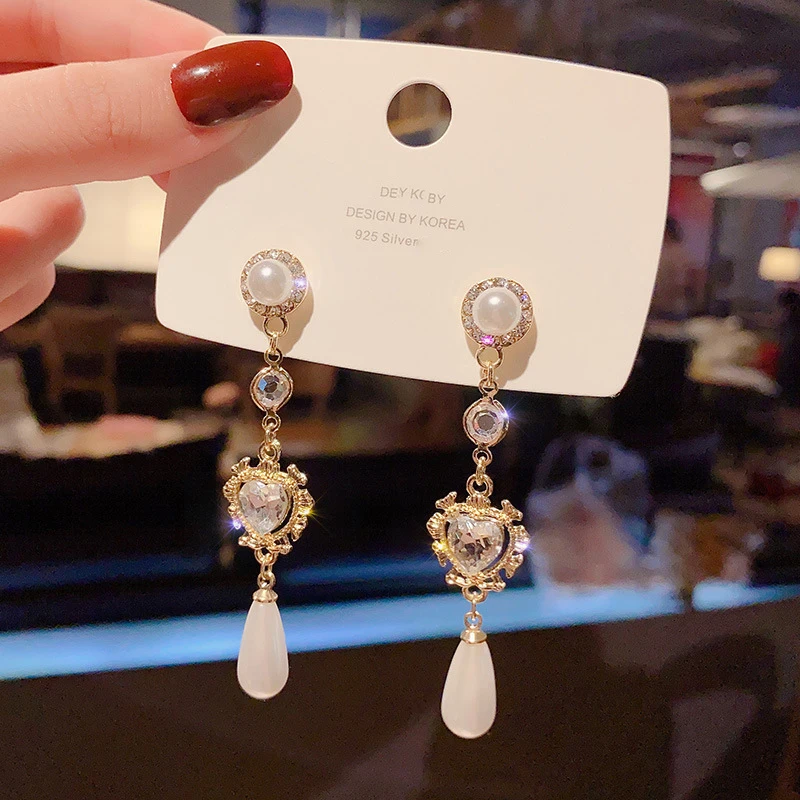 Женские винтажные длинные серьги с кисточками в Корейском стиле модные