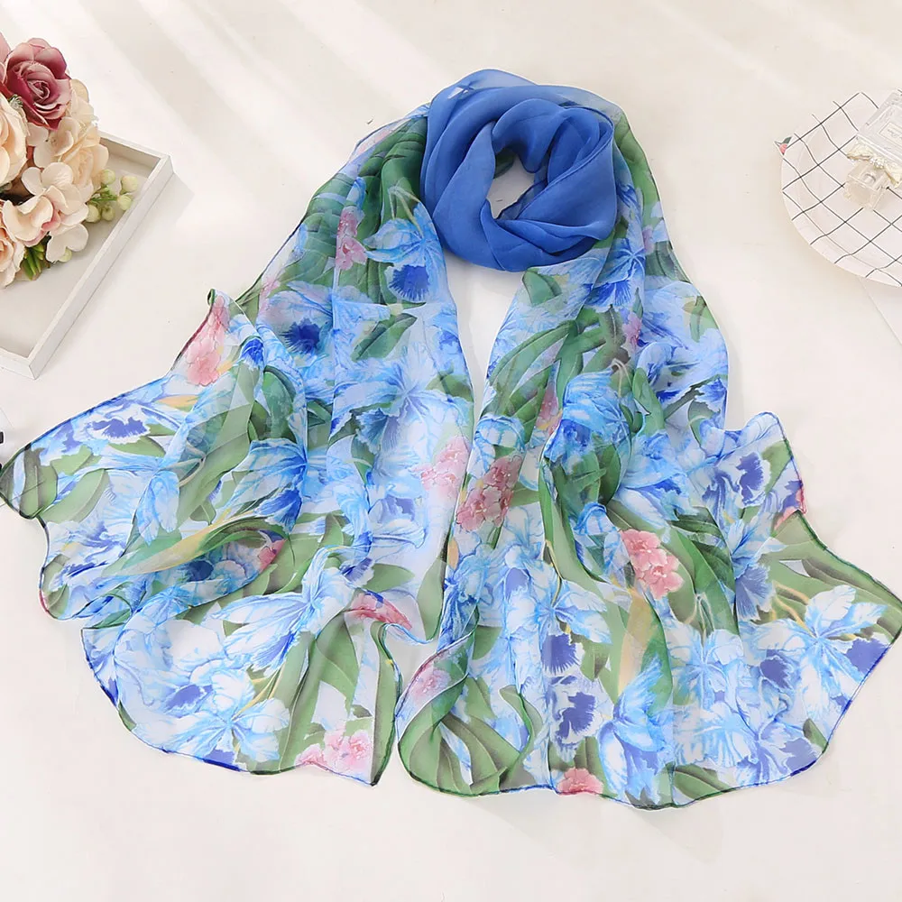 Шарф 2020 Новое поступление Модный женский Одноцветный Длинный мягкий шарф с