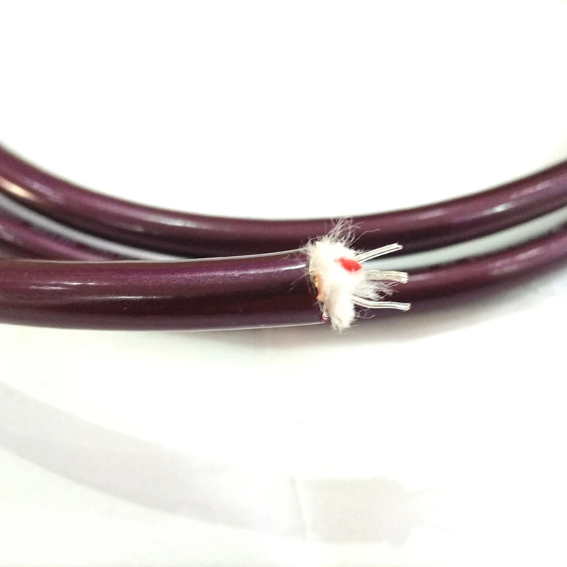 

HIFI pure silver OCS + Silver plated 3 cores Speaker Amplifier power Audio Interconnector cable