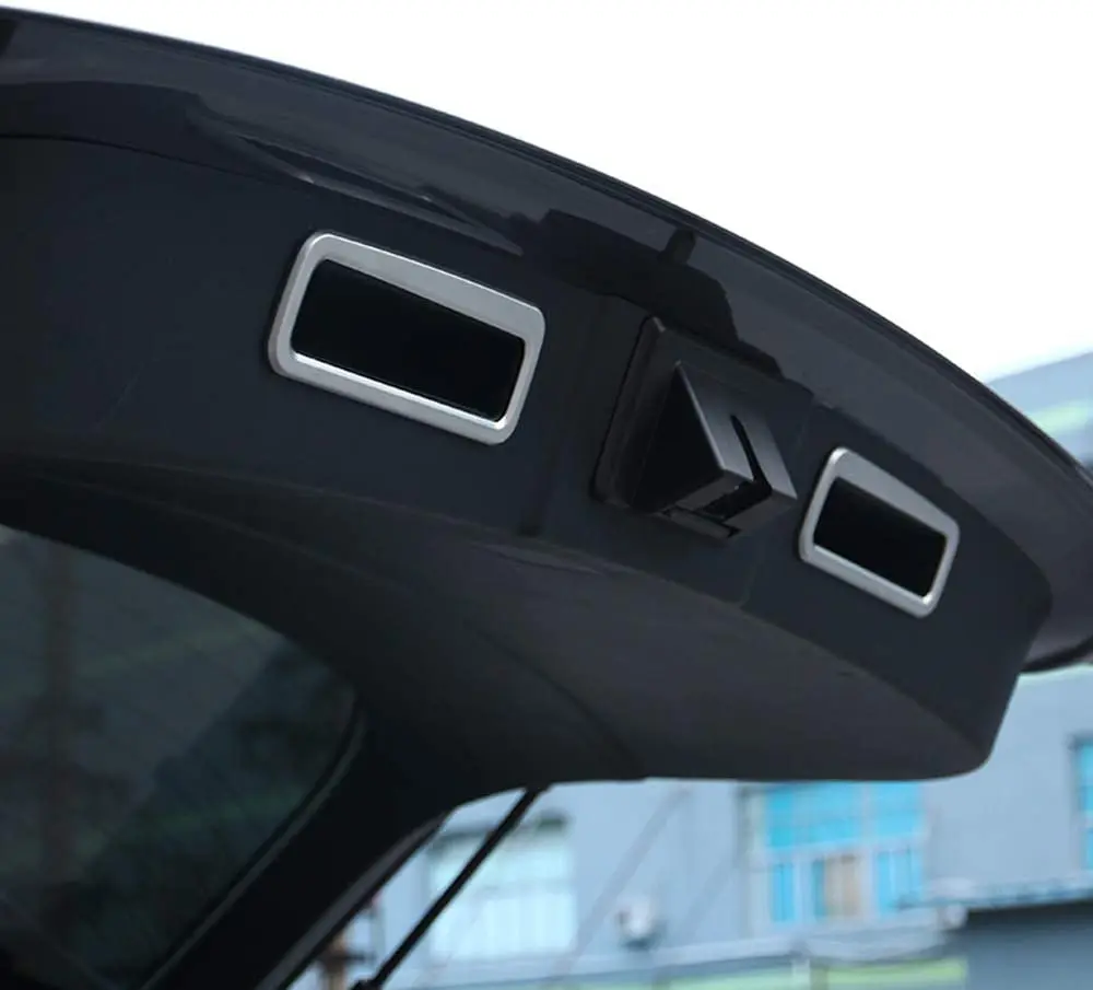 ABS хромированный пластик задний багажник Задняя дверная ручка рамка отделка