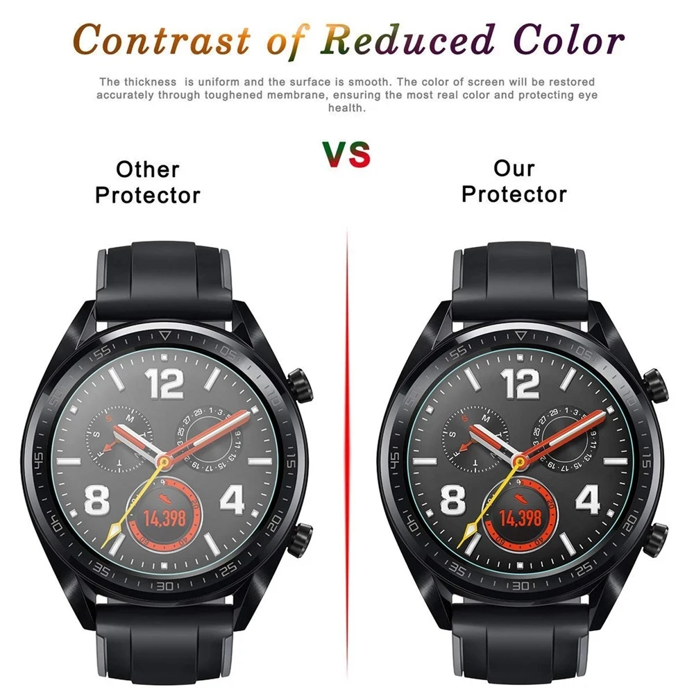1 шт./2 шт./3 шт. закаленное стекло Защита экрана для Huawei Watch GT полное покрытие