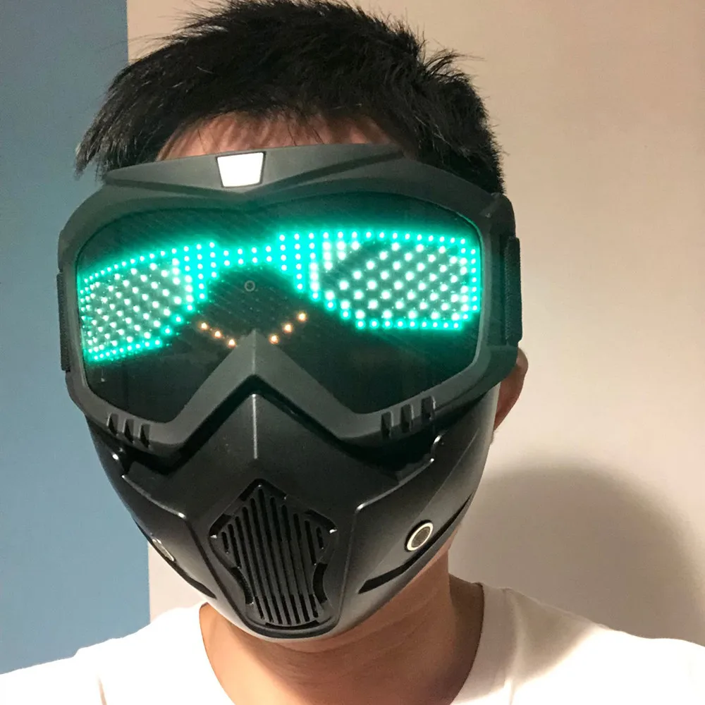 Светодиодные лыжные очки для вечеринки карнавала с RGB-подсветильник кой | Дом и