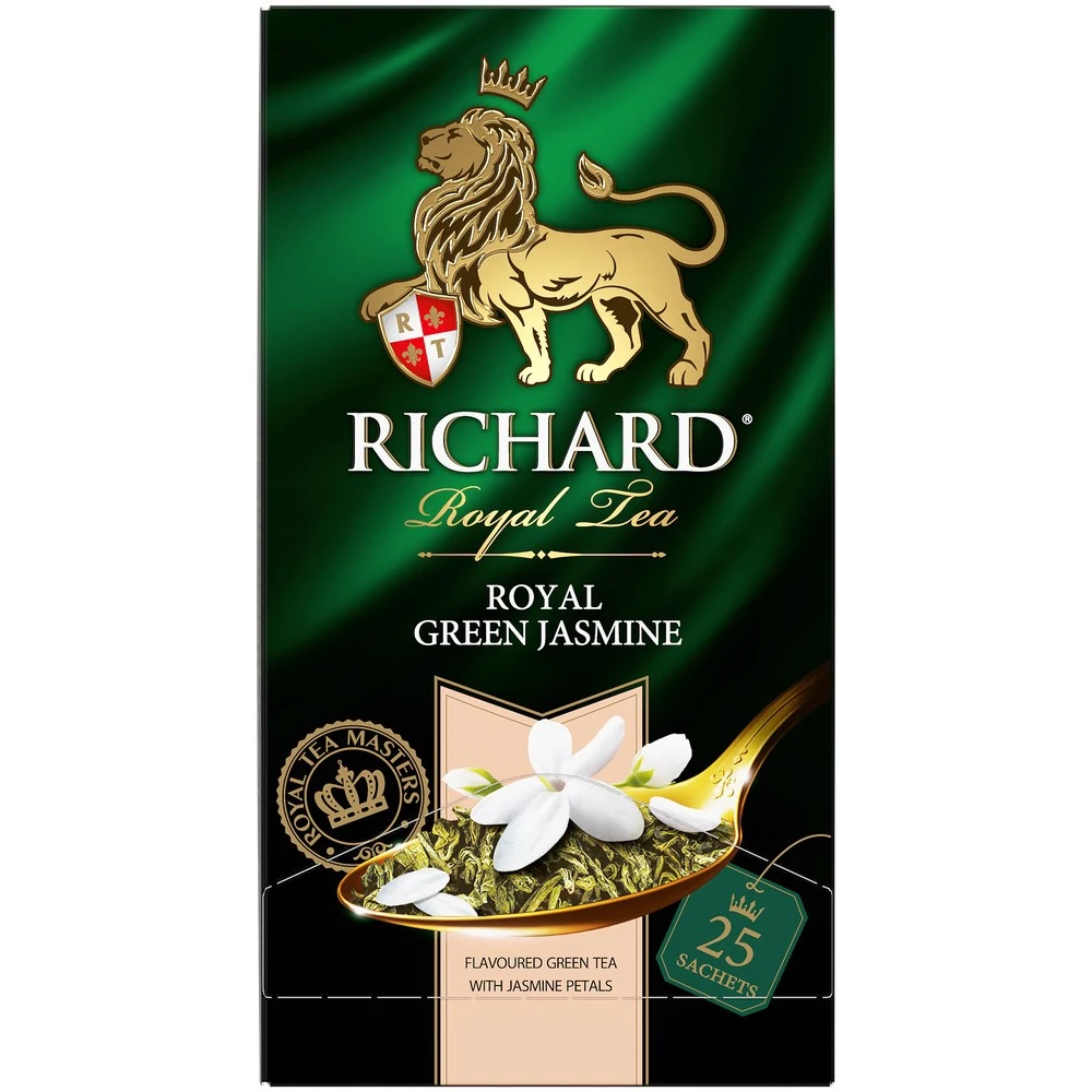 Чай Richard &quotRoyal Green Jasmine&quot зеленый ароматизированный 25 сашет |