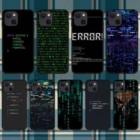 the code design programmer phone case for iphone 11 12 mini 13 pro xs max x 8 7 6s plus 5 se xr shell