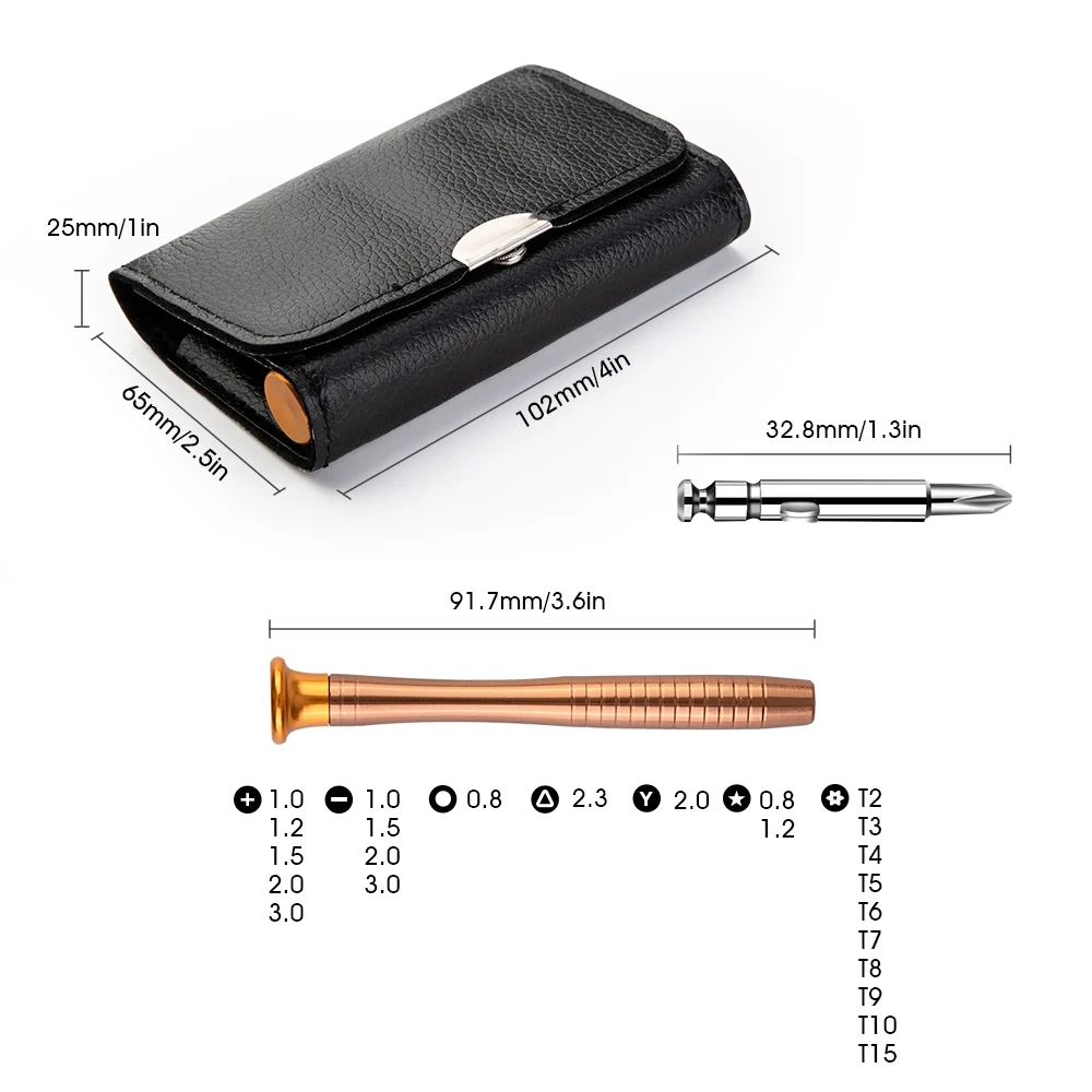 Mobile Phone Repair Tools Precision 25 In 1 Screwdriver Set Repair Tool Kits Torx Phillips Bit Sets Portable For PC Eyeglass