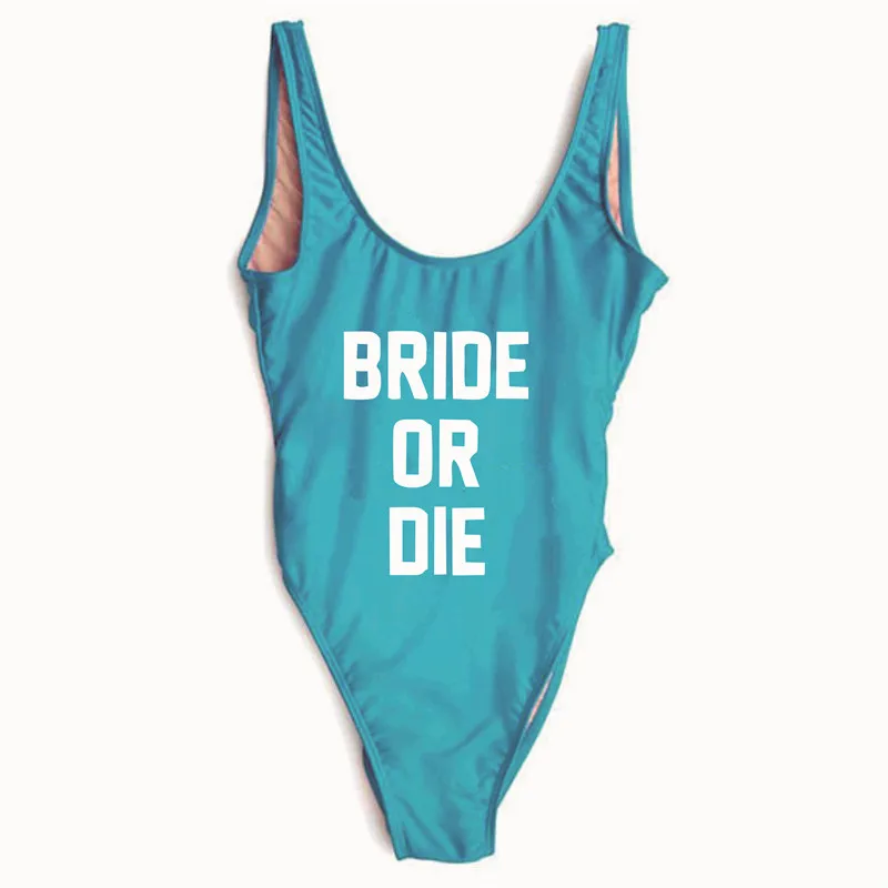 Купальник для девичника невесты или женский сексуальный цельный купальник