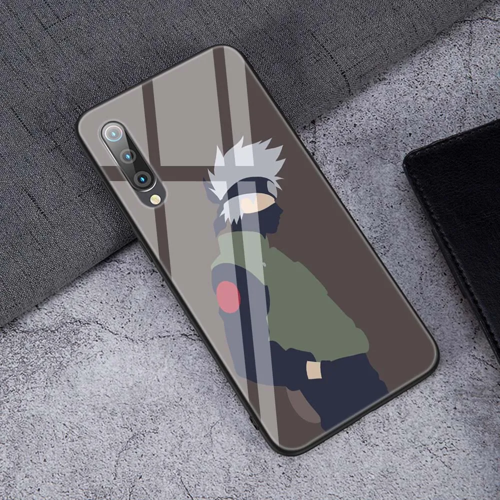 TG5 Lavaza Hokage Наруто Какаши Япония Аниме закаленное стекло мягкий чехол для Xiaomi Redmi Note 5 6 7 Pro mi A1 A2 8 Lite 9 F1 TPU чехол - Цвет: TG5