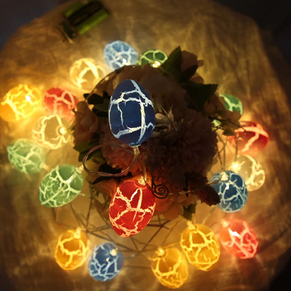 

Светильник в виде пасхального яйца, 1,5 м, 10 цветов