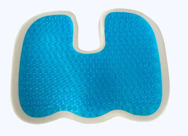 Гелевая Улучшенная подушка для сиденья нескользящая Ортопедическая из геля и