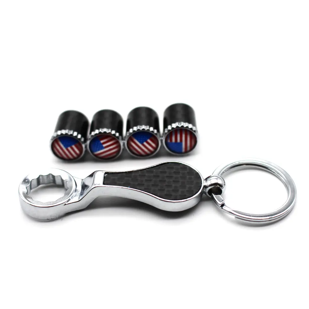 5 шт./компл. эмблема американского национального флага Авто колеса шины воздушный