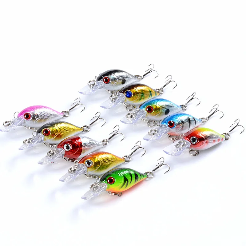 

Luya bait 10 colors 5.2cm/4.4g bionic bait cross-border direct supply false bait plastic fishing lures