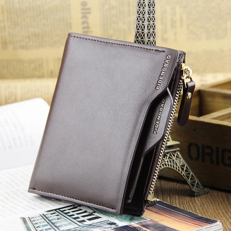 Wholesale new wallet men's short Korean wave horizontal vertical card driver's license bag | Багаж и сумки