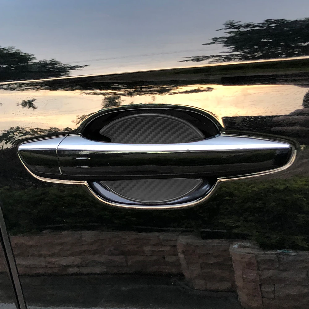 4шт. Ручка дверцы автомобиля. Крышка чашки. Защитная пленка от царапин.