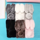 Winer стильные пушистые горячие руки Кролик Прекрасный Стиль Защитная кожа чехол для Blackview A60 Pro гелевый силиконовый чехол Etui