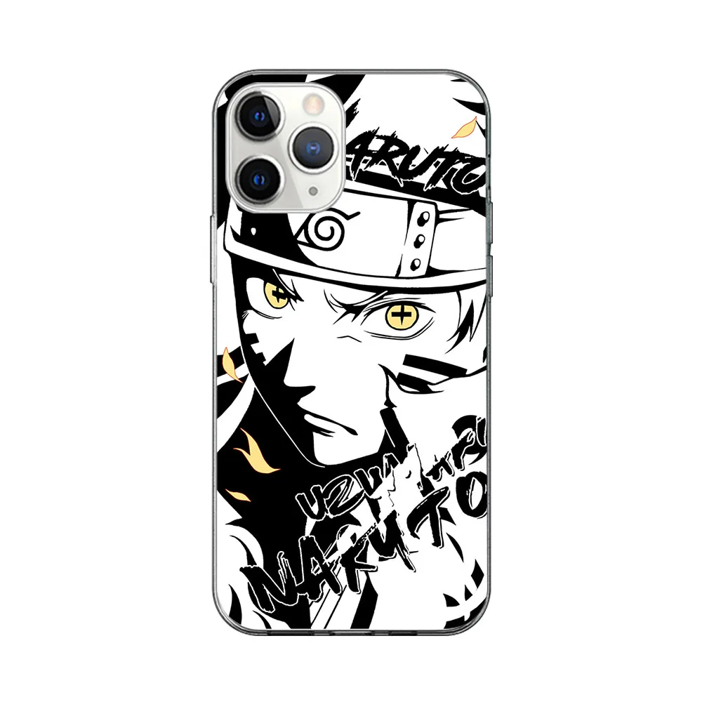 

Naruto Case For iPhone 12 11 Pro Max Cover for 12 Pro iPhone X XR XS MAX 7 8 6 6S Plus 5S SE 2020 Soft Silicon TPU Phone Fundas