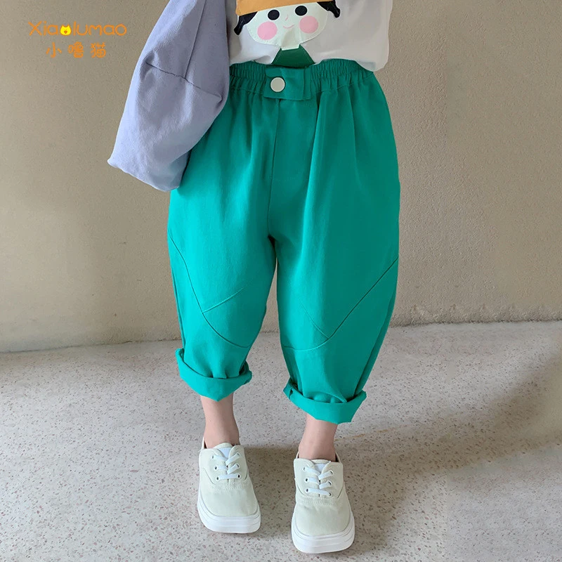 Шаровары в стиле бойфренд мешковатые флисовые брюки ярких цветов трикотажные