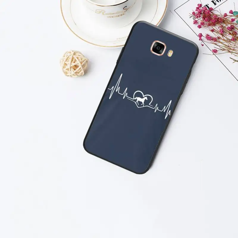 

Horse Pony Horse Heartbeat for samsung A10 coque fundas etui for samsung galaxy A30S A40 A50 A51 A70 A71 note 8 9 10 cases cover