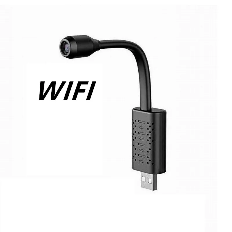 With WiFi Новинка, HD Smart Mini Wifi USB камера, ip-камера наблюдения в реальном времени, AI Обнаружение человека, циклическая запись, мини-камера, скрытая pk sq11 - Цвет: With WiFi