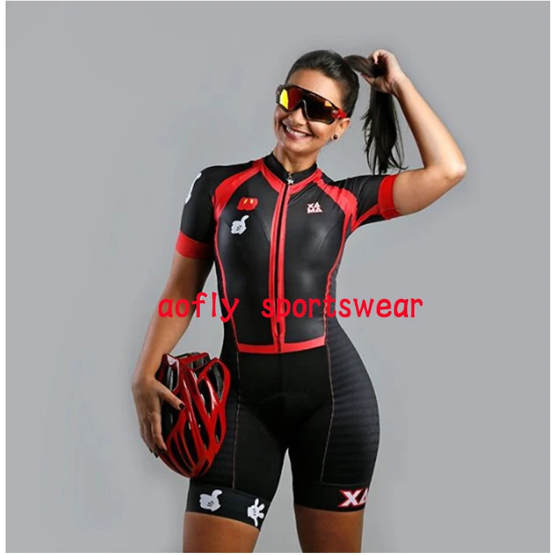

Xama Pro Women's Professional Triathlon Short Cycling Jersey Sets Skinsuit Maillot Ropa Ciclismo Female Bike Clothes Jumpsuit