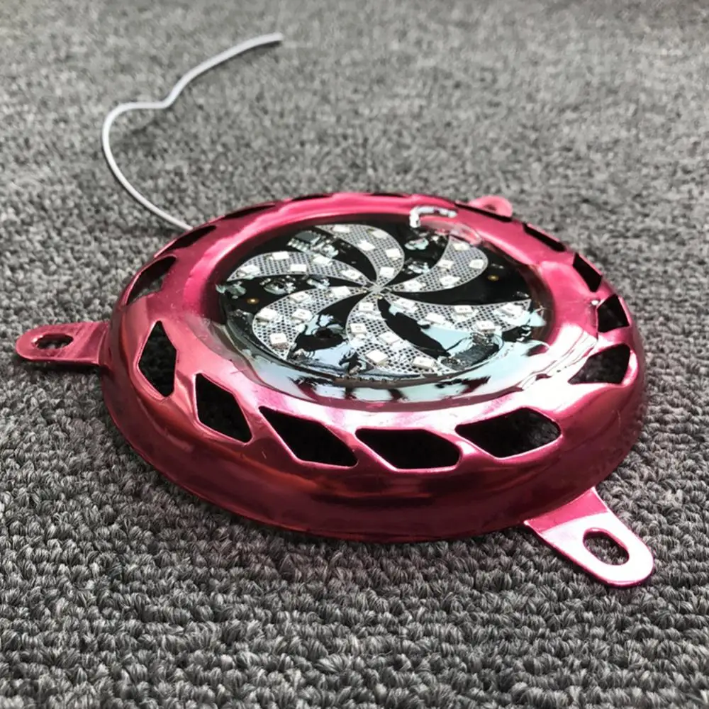 

85% Hot Sales!!! Motorcycle Motorbike Scooter Engine Cooling Fan Cover with Colorful Strobe Light