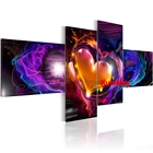 4 Панель камни в форме ромба круглый дрель алмазов картина Фэнтези сердце 5D Сделай Сам Алмазная мозаичное ремесло вышивка подарок ко Дню Святого Валентина