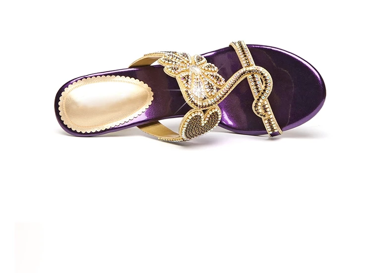 2020 летние женские тапочки стразы модные открытые сандалии на высоком каблуке